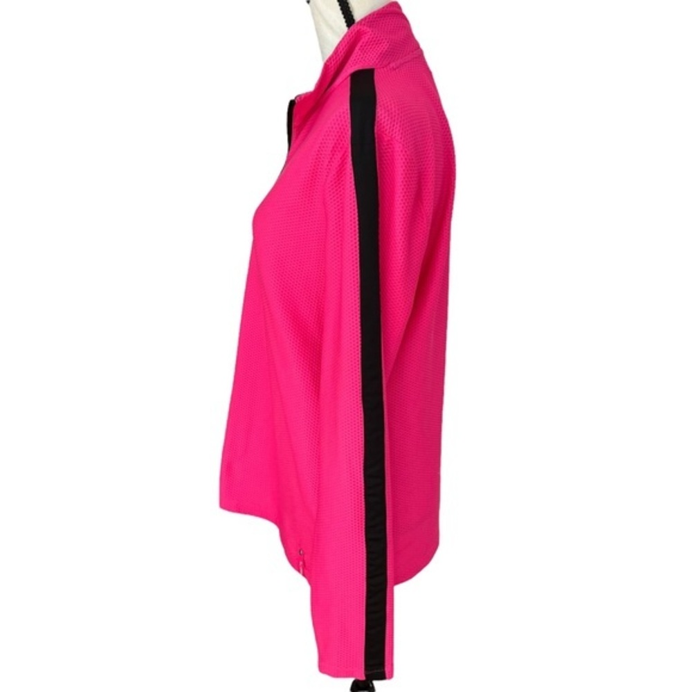 Lauren Ralph Lauren Women's Pink and Black 1/4 Zip Activewear Shirt Size XL - Picture 2 of 6